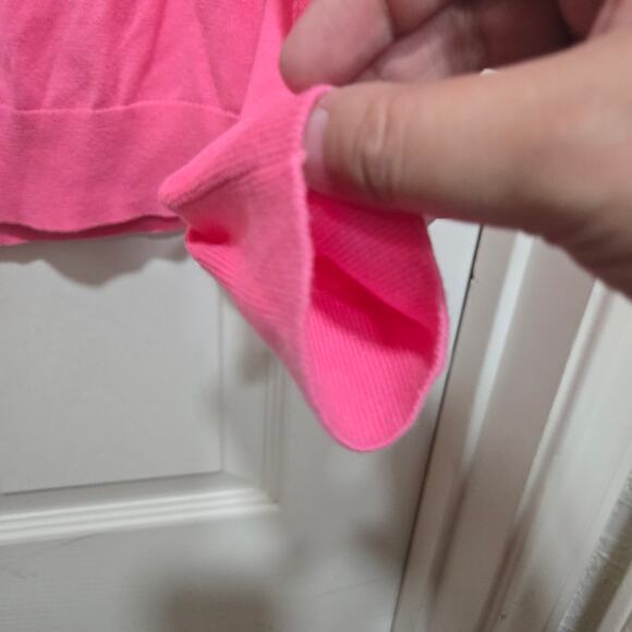 J.Crew Cary Lightweight Cotton Cardigan Pink Size M - Picture 7 of 11